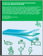 表紙：イオノゲルおよびユーテクトゲルの新たな市場機会：技術と市場 (2026～2046年)
