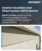 表紙：外断熱仕上げシステム（EIFS）の市場規模、シェア、および成長分析：構成部品別、断熱材別、システムタイプ別、用途別、建築タイプ別、仕上げタイプ別、地域別―2026年～2033年の業界予測