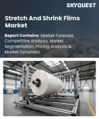 表紙：ストレッチフィルムおよびシュリンクフィルムの市場規模、シェア、および成長分析：タイプ別、素材別、用途別、最終用途別、地域別 - 業界予測（2026年～2033年）