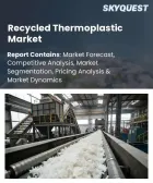 表紙：再生熱可塑性プラスチック市場の規模、シェア、および成長分析：素材別、種類別、形態別、リサイクル技術別、加工技術別、最終用途産業別、地域別―2026年～2033年の業界予測