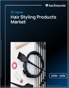 表紙：ヘアスタイリング製品の世界市場 2026年～2030年