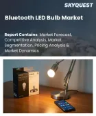 表紙：Bluetooth対応LED電球の市場規模、シェア、および成長分析：タイプ別、色温度別、接続方式別、エンドユーザー別、流通経路別、地域別―2026年～2033年の業界予測
