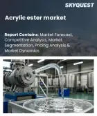 表紙：アクリルエステル市場の規模、シェア、および成長分析：製品タイプ別、用途別、最終用途産業別、エステルタイプ別、製造経路別、グレード別、地域別―2026年～2033年の業界予測