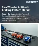 表紙：二輪車用アンチロック・ブレーキ・システム（ABS）の市場規模、シェア、および成長分析：システムタイプ別、車種別、排気量別、構成部品別、販売チャネル別、駆動方式別、地域別―2026年～2033年の業界予測