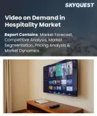 表紙：ホスピタリティ業界におけるビデオ・オン・デマンド（VOD）の市場規模、シェア、成長分析：提供別、展開モード別、施設タイプ別、デバイスタイプ別、コンテンツタイプ別、収益モデル別、地域別―2026年～2033年の業界予測