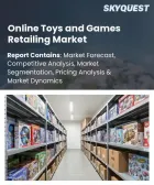 表紙：オンライン玩具・ゲーム小売市場の規模、シェア、成長分析：製品タイプ別、年齢層別、プラットフォームタイプ別、価格帯別、エンドユーザー別、流通モデル別、地域別―2026年～2033年の業界予測