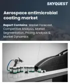 表紙：航空宇宙用抗菌コーティング市場の規模、シェア、および成長分析：製品タイプ別、コーティングタイプ別、用途別、航空機タイプ別、エンドユーザー別、技術別、地域別―2026年～2033年の業界予測