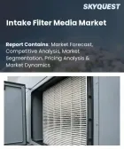 表紙：吸気フィルターメディア市場の規模、シェア、および成長分析：メディアの種類別、ろ過効率別、最終用途別、形状別、地域別―2026年～2033年の業界予測