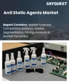 表紙：帯電防止剤の市場規模、シェア、および成長分析：製品タイプ別、ポリマータイプ別、用途別、最終用途産業別、形態別、機能別、地域別―2026年～2033年の業界予測
