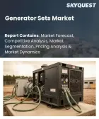 表紙：発電機セットの市場規模、シェア、および成長分析：出力定格別、燃料タイプ別、用途別、エンドユーザー別、地域別―2026年～2033年の業界予測