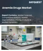 表紙：貧血治療薬の市場規模、シェア、および成長分析：薬剤クラス別、適応症別、投与経路別、流通チャネル別、エンドユーザー別、地域別―2026年～2033年の業界予測