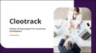 表紙：Clootrack リアルタイム・カスタマーエクスペリエンス分析プラットフォーム