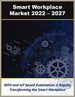 表紙：スマート職場ソリューションおよび統合職場管理システムの世界市場：技術、コネクティビティ、アプリケーション、デバイスタイプ、サービスデリバリーモデル、業界別（2022年～2027年）