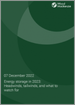 表紙：エネルギー貯蔵（2023年）：逆風と追い風、そして注目すべき点