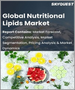 表紙：栄養脂質の世界市場：タイプ別、由来別、形態別、用途別、地域別-予測分析（2022年～2028年）