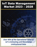表紙：IoTデータ管理・分析の世界市場：技術別、インフラ別、展開モデル別、ソリューション別、用途別、サービス別（2023年～2028年）