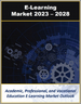 表紙：Eラーニング市場：技術別、インフラ別、ソリューション別、アプリケーション別（2023年～2028年）