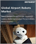 表紙：空港ロボットの世界市場 (2023-2030年)：エンドユーザー (空港セキュリティ・搭乗券スキャニング)・用途 (ランドサイド・ターミナル) 別の規模・シェア・成長分析・予測
