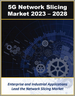 表紙：5Gネットワークスライシングの世界市場：インフラ、スペクトル帯域、セグメント、業界、用途、サービス別（2023年～2028年）