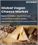 表紙：ヴィーガンチーズの世界市場の規模、シェア、成長分析：原料別、エンドユーザー別 - 産業予測（2023年～2030年）