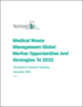 表紙：医療廃棄物管理の世界市場、2032年までの機会と戦略