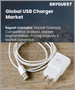 表紙：USB充電器の世界市場規模、シェア、成長分析、充電器タイプ別、用途別- 産業予測、2023-2030年