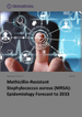 表紙：メチシリン耐性黄色ブドウ球菌（MRSA）の疫学分析、予測（～2033年）