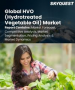 表紙：HVO（水素化処理植物油）市場規模、シェア、成長分析：原料別、グレード別、技術別、用途別、地域別－業界予測2026-2033年