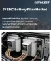 表紙：電気自動車（EV）用EMCバッテリーフィルターの市場規模、シェア、成長分析：フィルタータイプ別、バッテリータイプ別、電圧定格別、電流定格別、車両タイプ別、用途別、地域別－業界予測（2026-2033年）