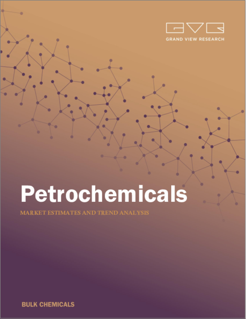 表紙：石油化学製品の市場規模、シェア、動向分析レポート：製品別（エチレン、プロピレン、ブタジエン、ベンゼン、キシレン、トルエン、メタノール）、地域別、セグメント別予測、2022年～2030年