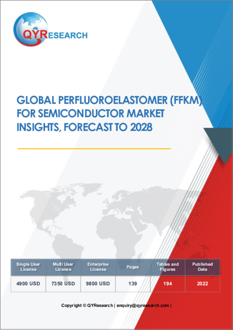 表紙：半導体向けパーフロロエラストマー (FFKM) の世界市場：考察と予測 (2028年まで)