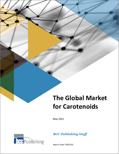 表紙：世界のカロテノイド市場