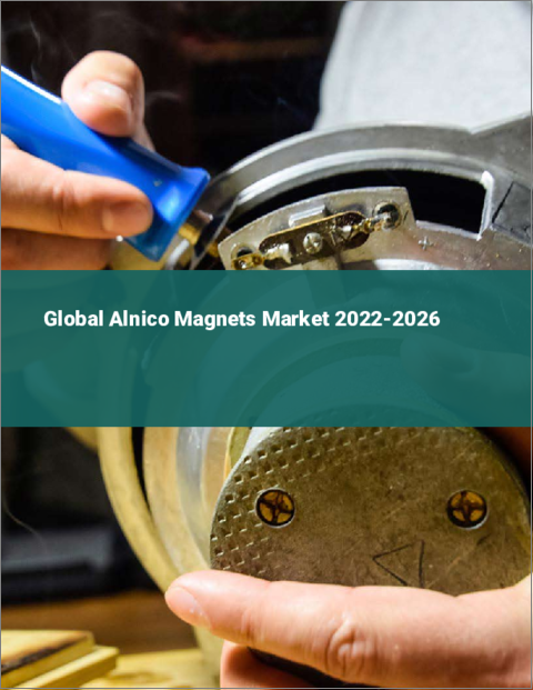 表紙：アルニコ磁石の世界市場：2022年～2026年
