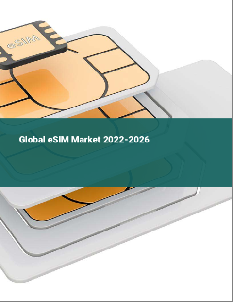 表紙：eSIMの世界市場：2022年～2026年