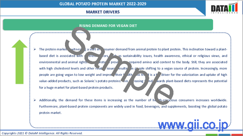 サンプル2：ジャガイモタンパク質の世界市場（2022年～2029年）