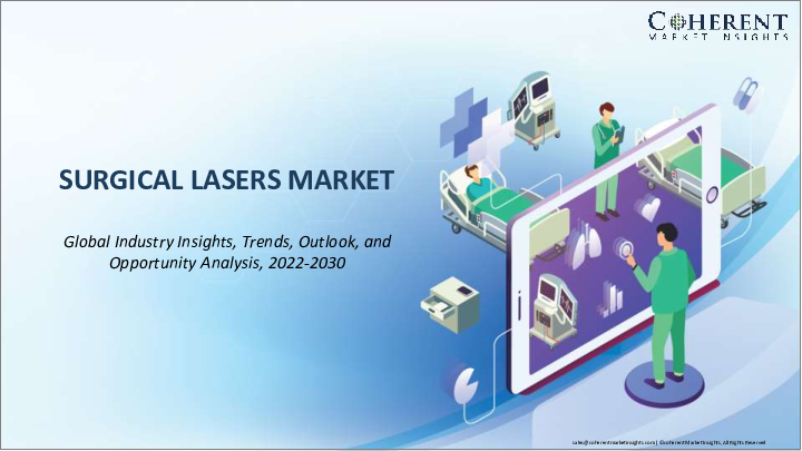 表紙：外科用レーザー市場：規模、シェア、見通し、機会分析（2022年～2028年）