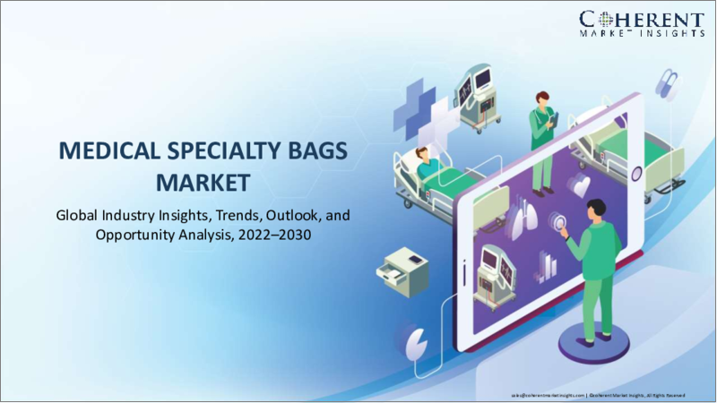 表紙：医療用特殊バッグの世界市場：製品別、地域別-規模、シェア、展望、機会分析-2022～2028年