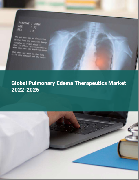 表紙：肺水腫治療の世界市場：2022年～2026年