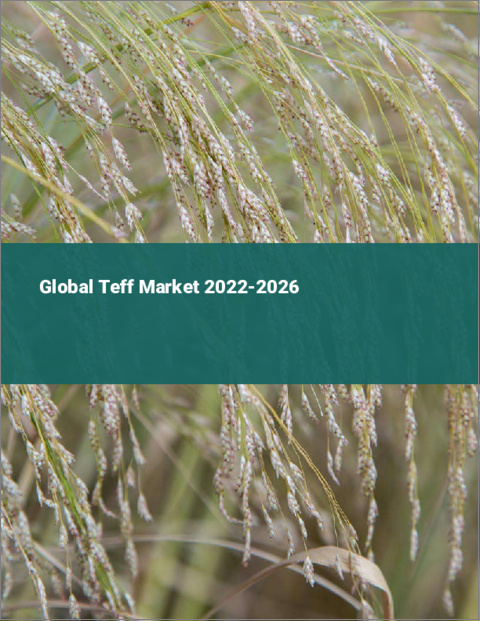 表紙：テフの世界市場：2022年～2026年