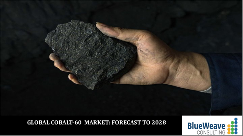 表紙：コバルト60の世界市場：タイプ別、用途別、地域別、動向分析、競合市場シェアおよび予測（2018年～2028年）