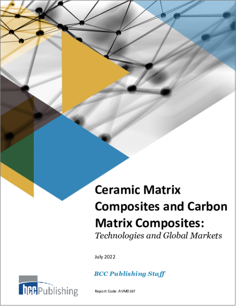 表紙：セラミック基複合材料 (CMC) と炭素基複合材料 (CAMC)：技術と世界市場