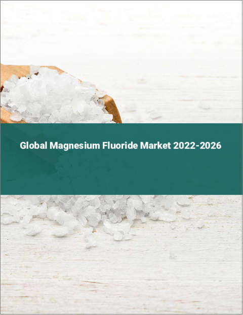 表紙：フッ化マグネシウムの世界市場：2022年～2026年