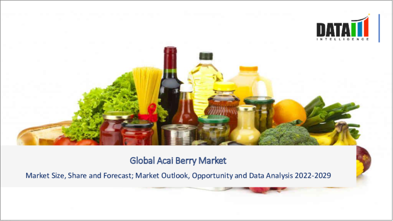 表紙：アサイーベリーの世界市場（2022年～2029年）