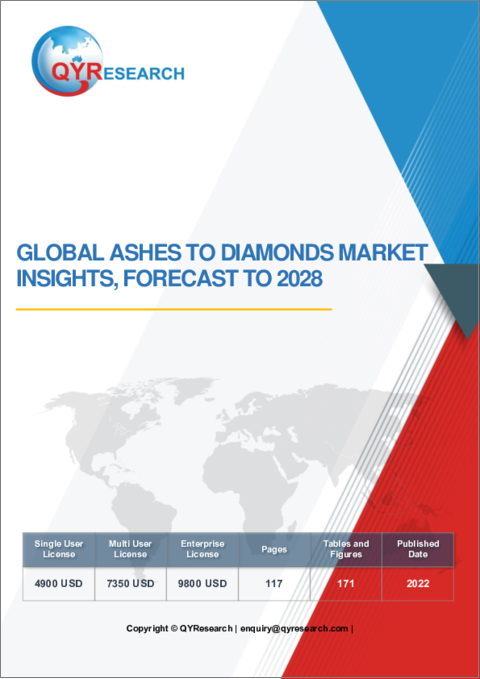 表紙：世界のアッシュ・トゥ・ダイヤモンド市場：考察と予測 (2028年まで)