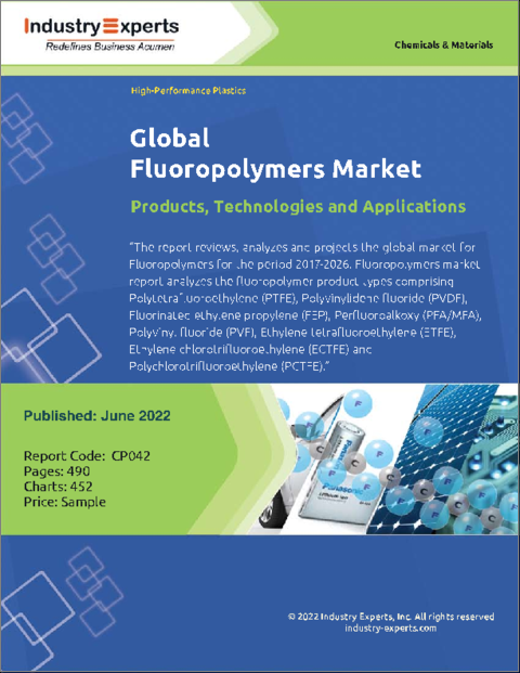 表紙：フルオロポリマーの世界市場：製品、技術、用途