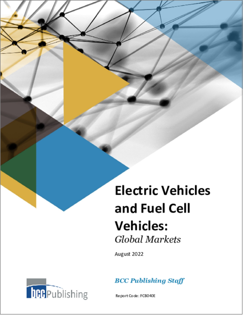 表紙：電気自動車および燃料電池自動車の世界市場
