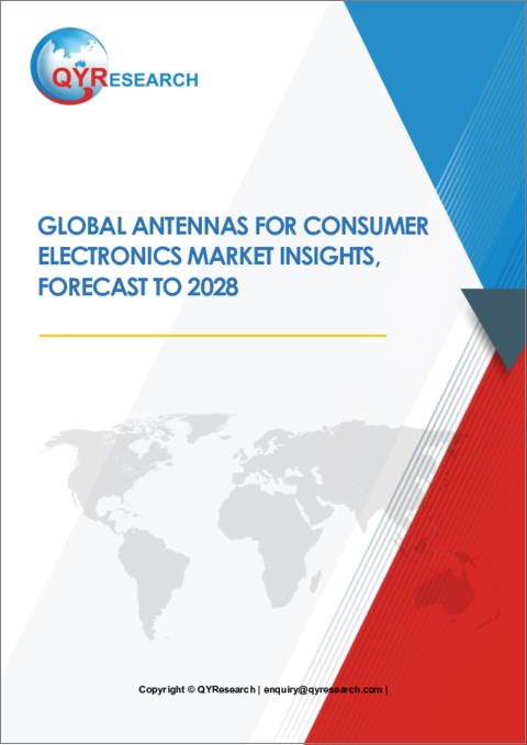 表紙：家電用アンテナの世界市場：考察と予測 (2028年まで)