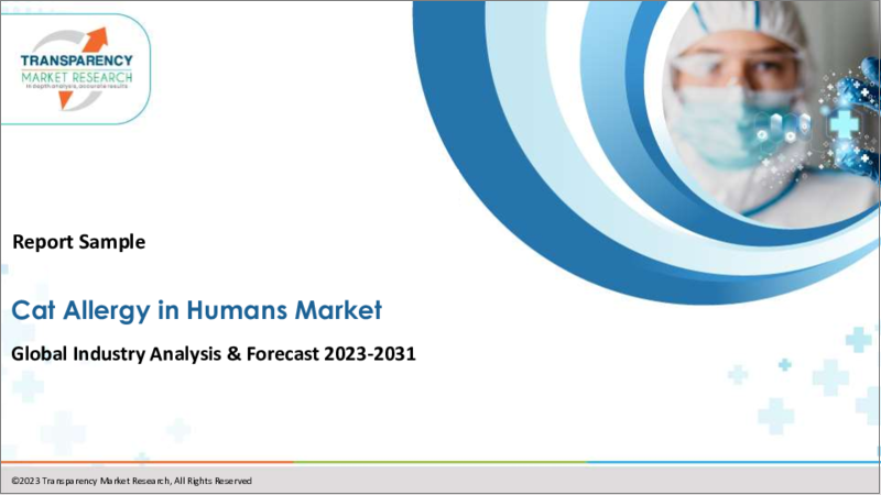 表紙：ヒトの猫アレルギーの世界市場：業界分析、規模、シェア、成長、動向、予測（2022年～2031年）