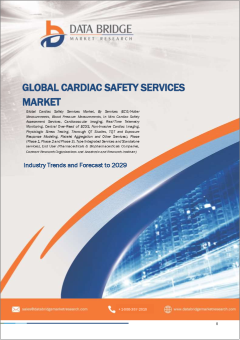 表紙：心臓安全性サービスの世界市場 - 産業動向・2029年までの予測