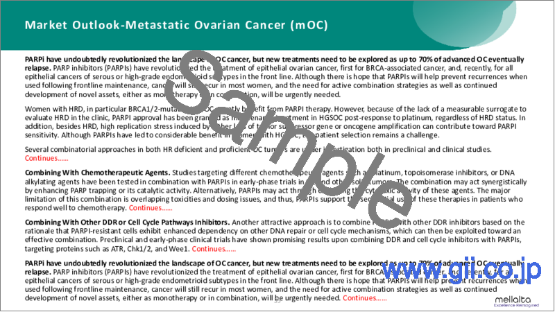 サンプル2：転移性卵巣癌（mOC）市場：1次調査（KOLの洞察） - 市場インテリジェンス - 疫学と2032年までの市場予測